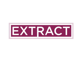 Extract logo design by Zhafir