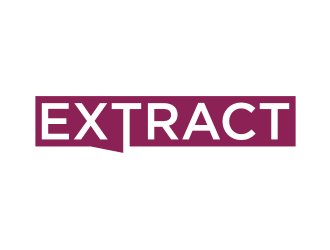 Extract logo design by Zhafir
