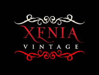 Xenia Vintage logo design by akilis13