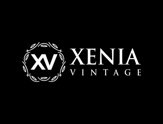 Xenia Vintage logo design by azizah