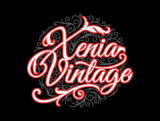 Xenia Vintage logo design by iamjason