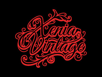 Xenia Vintage logo design by iamjason