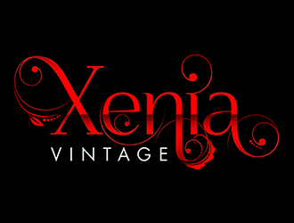 Xenia Vintage logo design by 3Dlogos