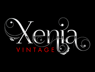 Xenia Vintage logo design by 3Dlogos