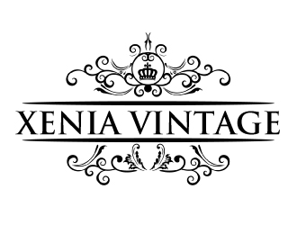 Xenia Vintage logo design by ElonStark