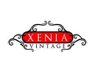 Xenia Vintage logo design by fawadyk