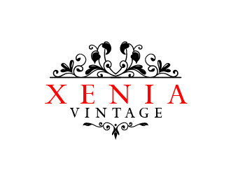 Xenia Vintage logo design by fawadyk