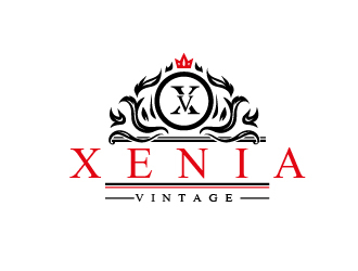 Xenia Vintage logo design by fawadyk