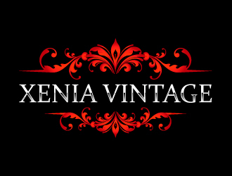 Xenia Vintage logo design by karjen