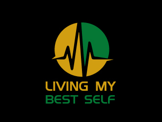 Living My Best Self logo design by ElonStark