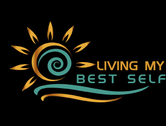 Living My Best Self logo design by ElonStark