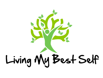 Living My Best Self logo design by ElonStark