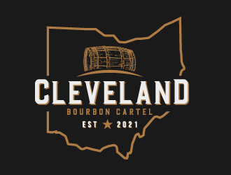 The Cleveland Bourbon Cartel logo design by fillintheblack