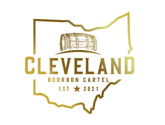 The Cleveland Bourbon Cartel logo design by fillintheblack