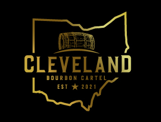 The Cleveland Bourbon Cartel logo design by fillintheblack