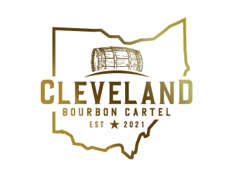 The Cleveland Bourbon Cartel logo design by fillintheblack