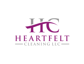 Heartfelt Cleaning LLC logo design by Artomoro