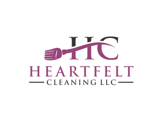 Heartfelt Cleaning LLC logo design by Artomoro