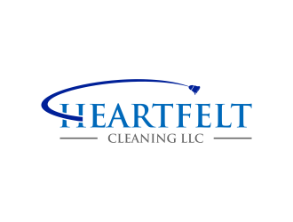 Heartfelt Cleaning LLC logo design by ArRizqu