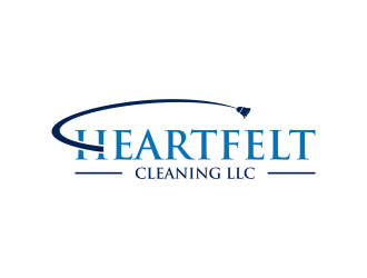Heartfelt Cleaning LLC logo design by ArRizqu