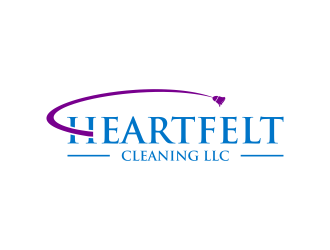 Heartfelt Cleaning LLC logo design by ArRizqu