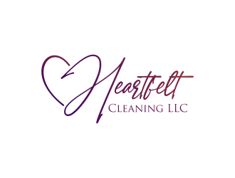 Heartfelt Cleaning LLC logo design by Msinur