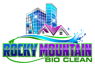 Rocky Mountain Bio Clean logo design by 3Dlogos