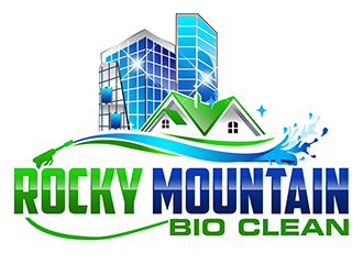 Rocky Mountain Bio Clean logo design by 3Dlogos