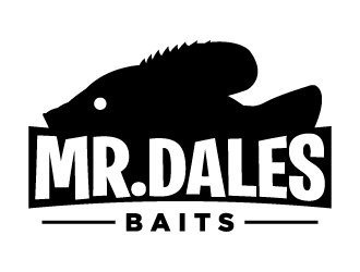 MR.DALES BAITS logo design by cybil