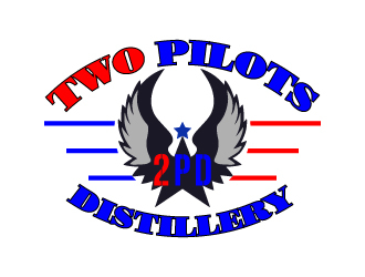 Two Pilots Distillery Inc.  logo design by pilKB