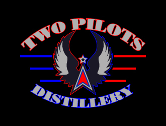 Two Pilots Distillery Inc.  logo design by pilKB