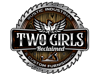 Two Girls Reclaimed logo design by Suvendu