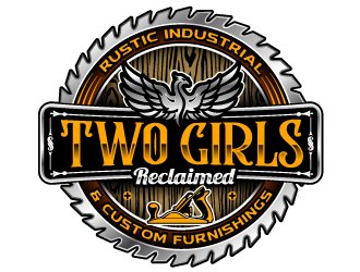 Two Girls Reclaimed logo design by Suvendu