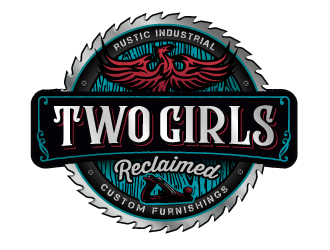 Two Girls Reclaimed logo design by SOLARFLARE