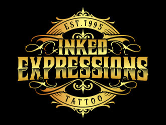 Inked Expressions  logo design by daywalker