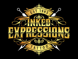 Inked Expressions  logo design by daywalker