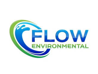 Flow Environmental logo design by Kirito