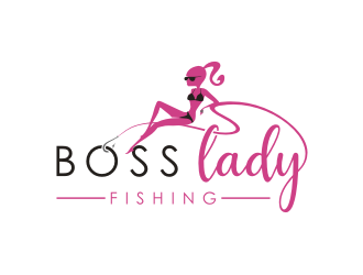 Boss Lady Fishing logo design by superiors