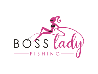 Boss Lady Fishing logo design by superiors
