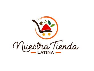 Nuestra Tienda Latina logo design by kimora