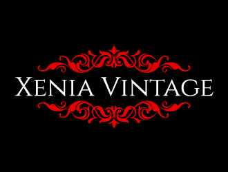 Xenia Vintage logo design by jaize