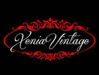 Xenia Vintage logo design by jaize