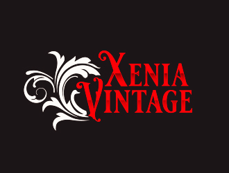 Xenia Vintage logo design by adm3