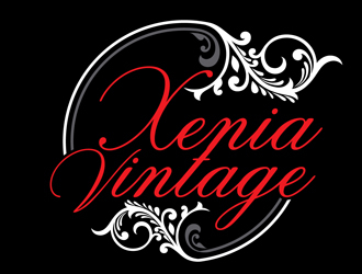 Xenia Vintage logo design by DreamLogoDesign