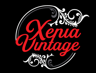 Xenia Vintage logo design by DreamLogoDesign