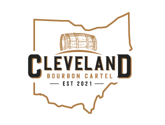 The Cleveland Bourbon Cartel logo design by fillintheblack