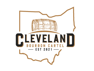 The Cleveland Bourbon Cartel logo design by fillintheblack