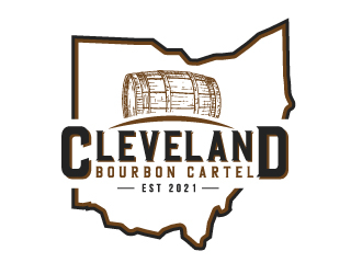 The Cleveland Bourbon Cartel logo design by fillintheblack