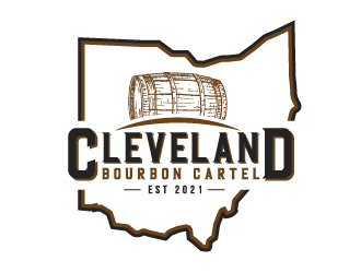 The Cleveland Bourbon Cartel logo design by fillintheblack
