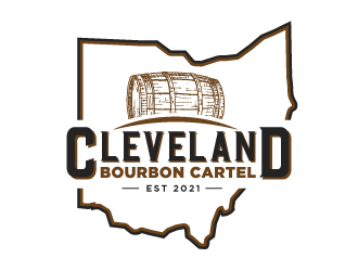 The Cleveland Bourbon Cartel logo design by fillintheblack